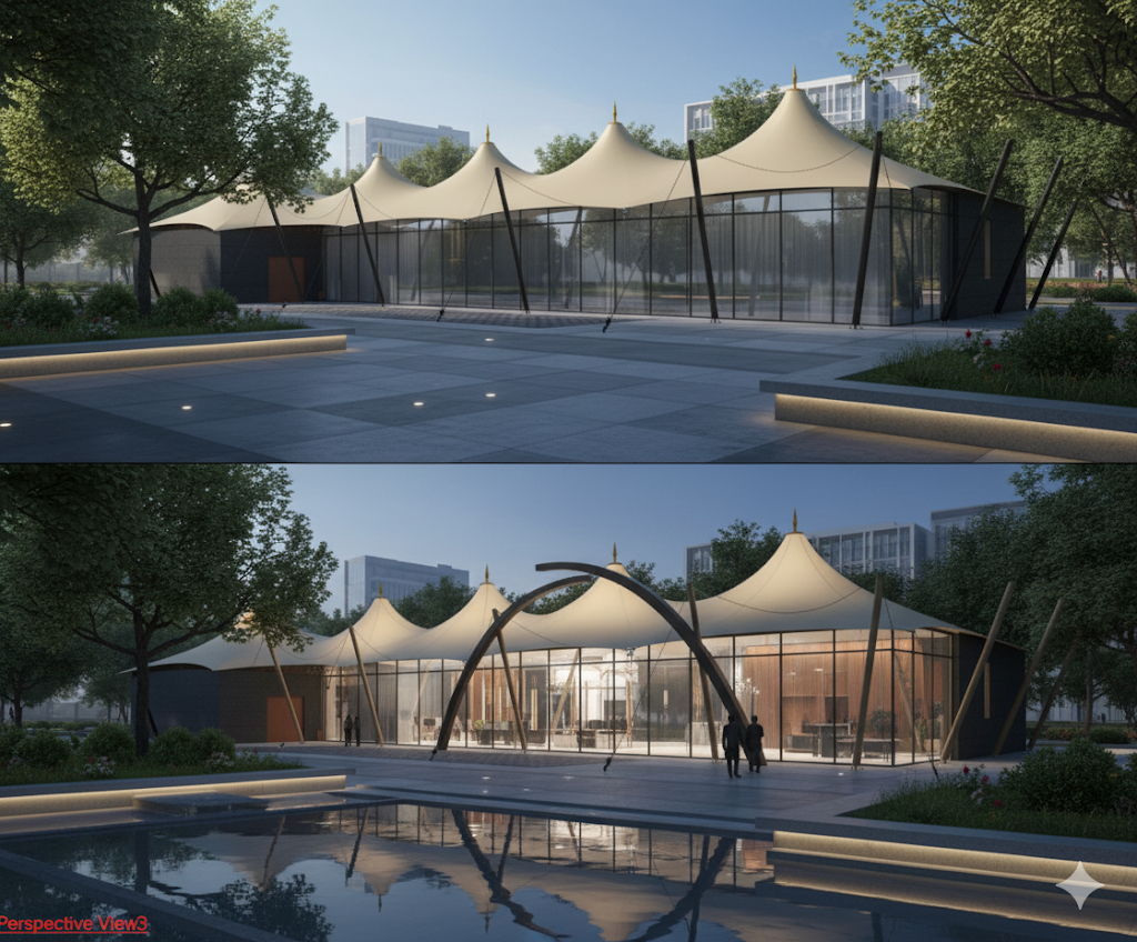 مظلات استراحة 